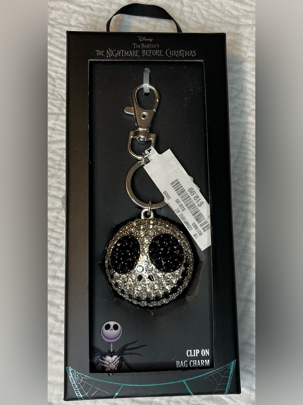 The Nightmare Before Christmas
Tim Burtons Disney Clip on Bag or Backpack Charm